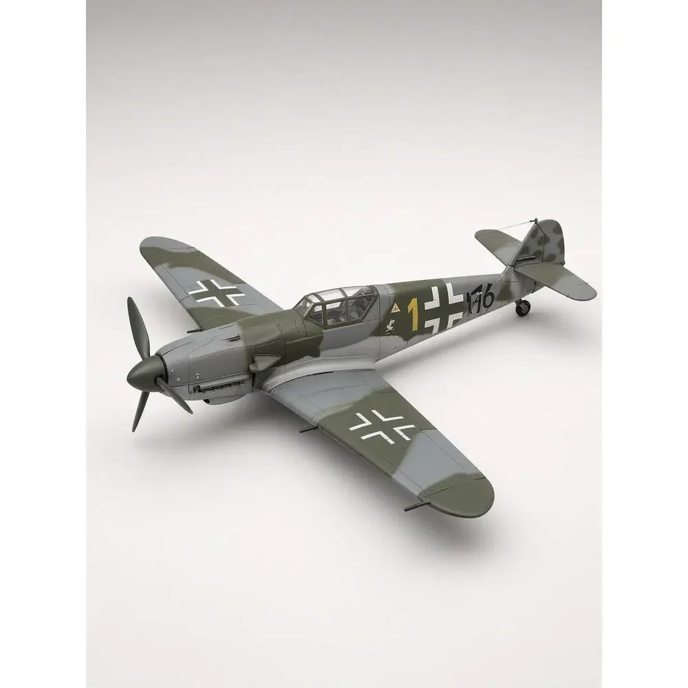 New-Ray Messerschmitt Bf 109 Plastic 1:48 Scale WWII German Fighter Model Toy